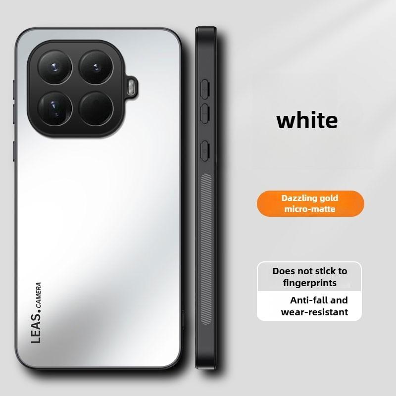 Custodia in Vetro Satinato AG per Xiaomi 15T 14T Pro Mi15T Poco M7 Pro Cover Protettiva Opaca per Fotocamera per Xiaomi 17 Pro Max 17Pro Coque