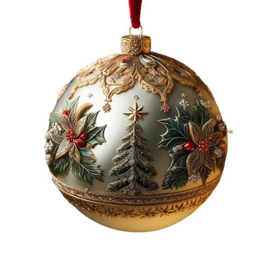 3D pohádková planeta Vánoční ozdoba Sněhové koule Vánoční strom Sněhová vločka Sobí závěsná dekorace pro výzdobu prázdninového domu