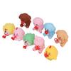 9pcs Animals Stress Relief Toy Tongue Sticking Out Slow Rebound Cut Squeeze Anxiety Relief Toys for