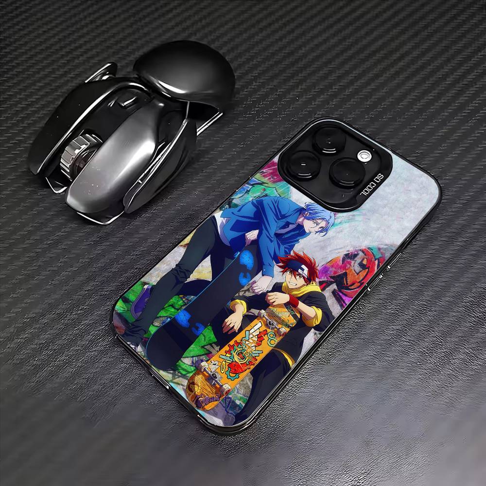 S-SK8 ANime the InfinityS  Phone Case For iPhone17,16,15,14,13,12,11 Plus,Pro Max Colored Silver Plated Inside Cover