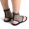 Summer Plus Women's Flat Sandals Breathable Mesh Toe Sandals