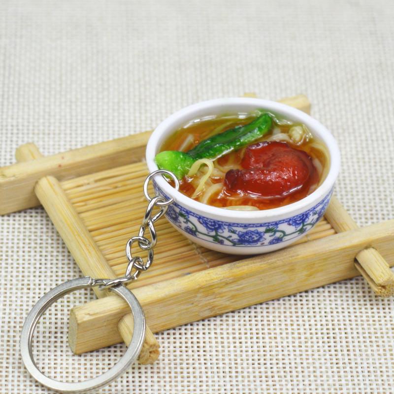 Douyin Live DIY Food Model Keychain: Children's Chinese Style Role-Play Toy Gift