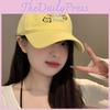 Embroidered Yellow Trendy Cat Baseball Hat For Women Perfect Summer Wear Casual