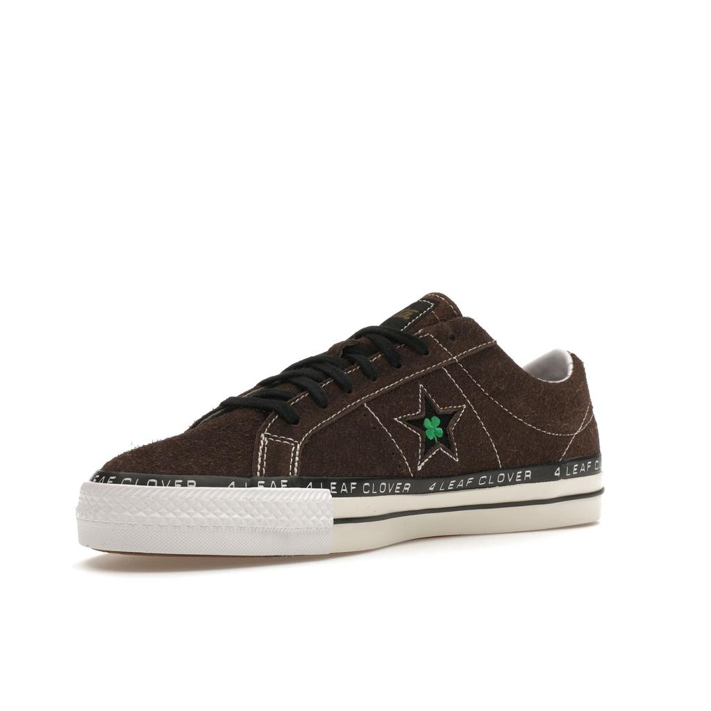 Patta X Converse One Star Pro Low 4 Leaf Clover Unisex Sneakers Brown Java Burnt-Olive A03174C