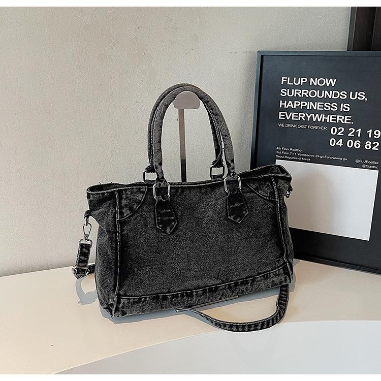 Women's bag 2025 summer new fashion versatile denim commuter shoulder bag trendy messenger bag bag women
