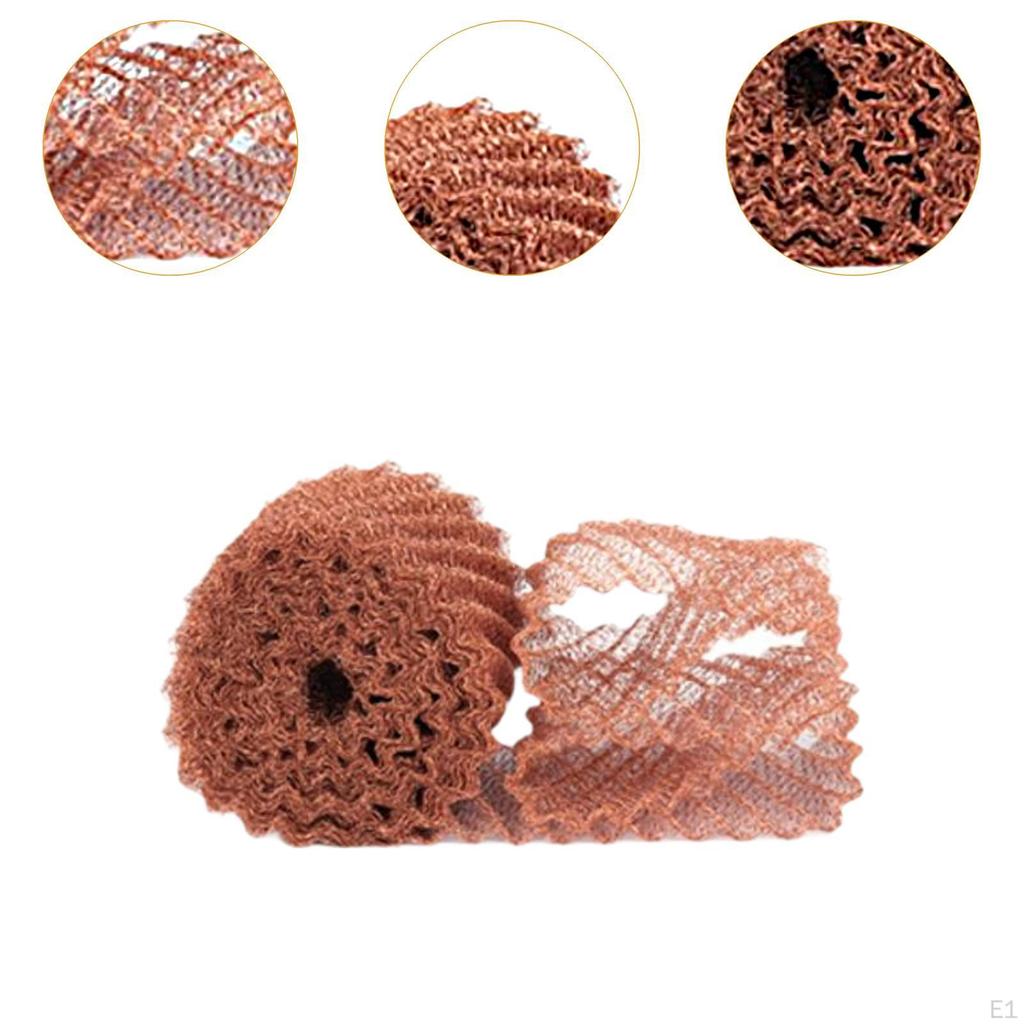 Copper Mesh Roll Tool Easily Cut Flexible Sturdy Screen Woven for
