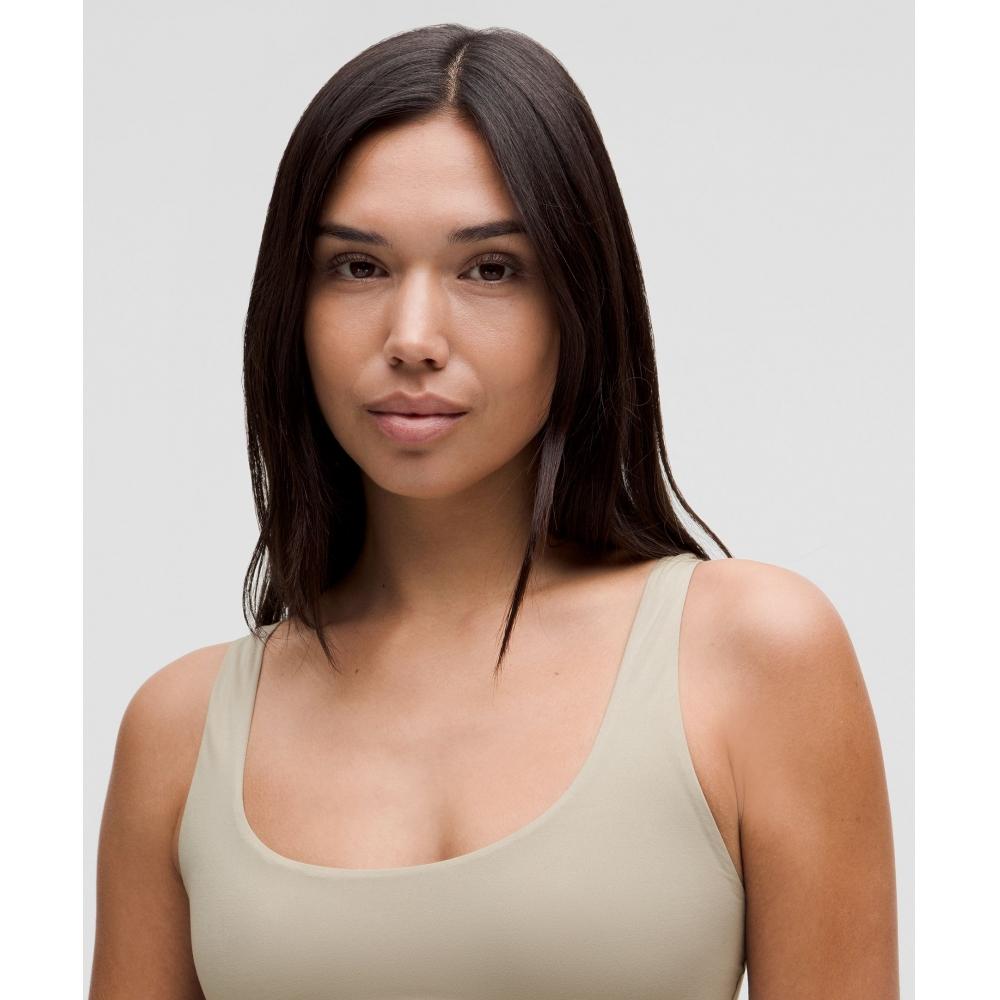Lululemon Wundermost Ultra Soft Nulu Racerback Bralette Riverstone