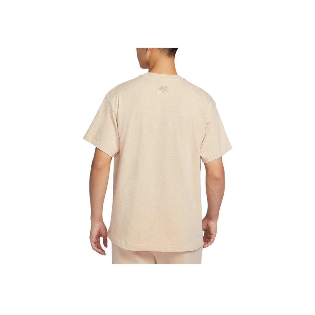 Nike Alphanumeric Crew Neck Casual Short Sleeve T-Shirt With Drop Shoulders Men Tops Sesame-Brown FV1400-252