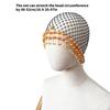 Elegant Tassels Headpiece Featuring Intricate Hollow Design Suitable for Fashion Brides and Festival Attendees Present