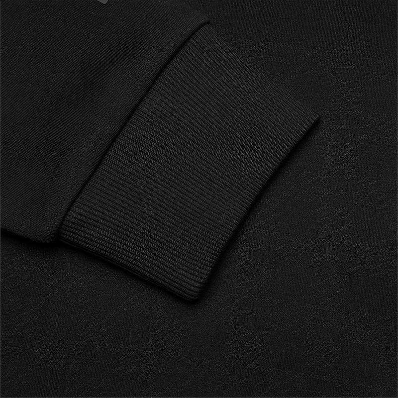 Fila Simple Casual Versatile Pullover Sweatshirt Men Sweatshirt Black F11M513210FBK