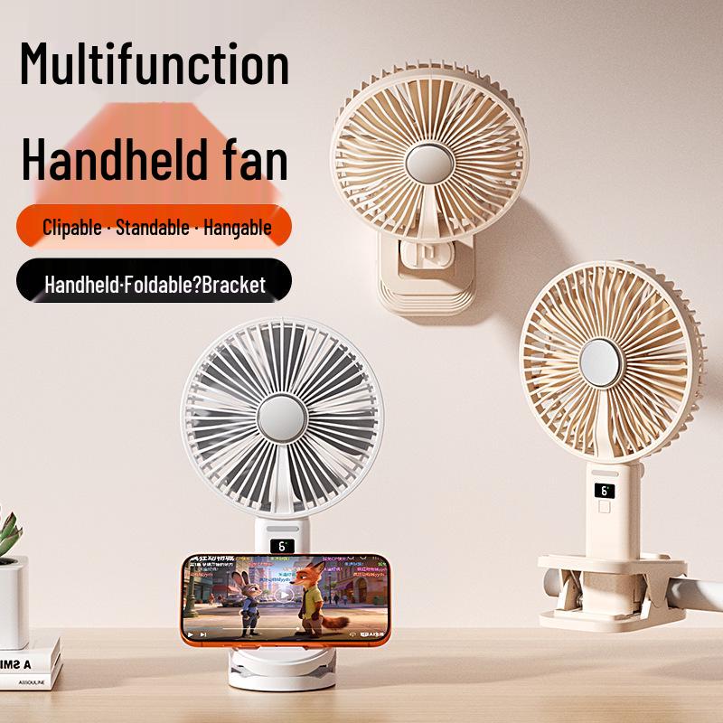 Portable USB Desk & Neck Mini Fan – Rechargeable & Outdoor-Friendly
