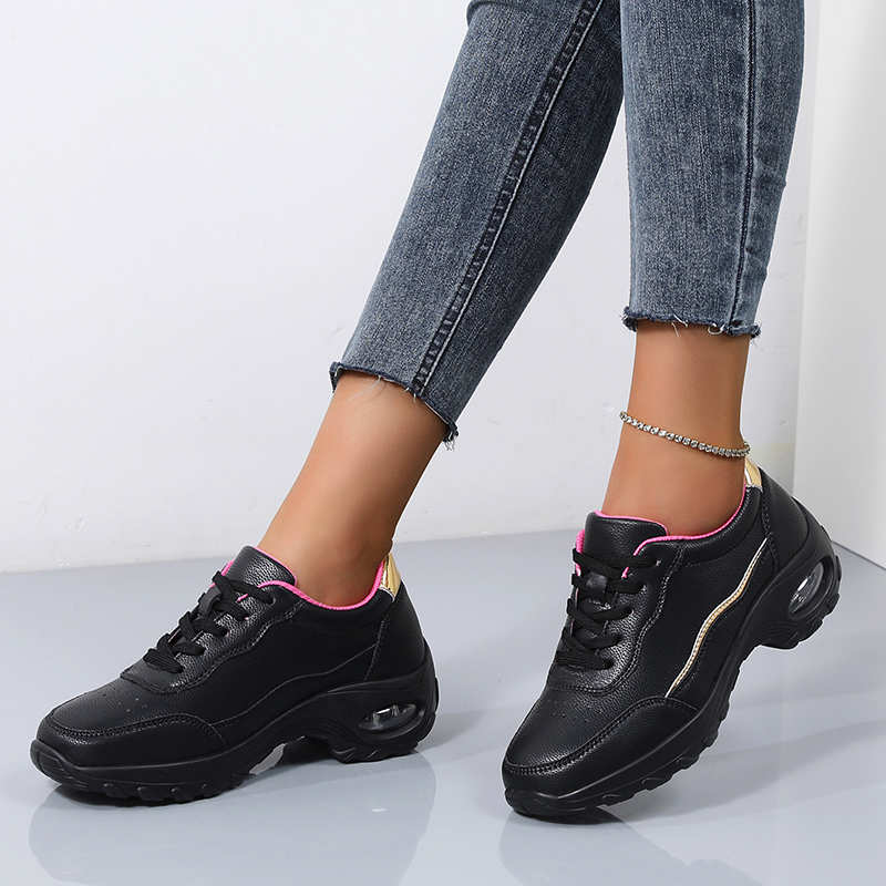 Round Toe Thick Bottom Training And Exercises Woven Women's Sports Shoes Sneakers Sporty Women's Shoes New Style Premium