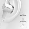L201 Wired Earphone In-ear Powerful Bass 3.5mm Stereo Earbuds Gaming Headset with Microphone for Mobile Phone