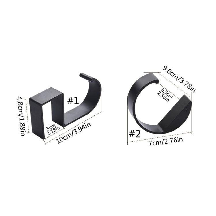 Aluminum Schoolbag Hanger Space Saving Desk Side Bag Hangers Convenient Backpack Hook for Classroom and Office Desks