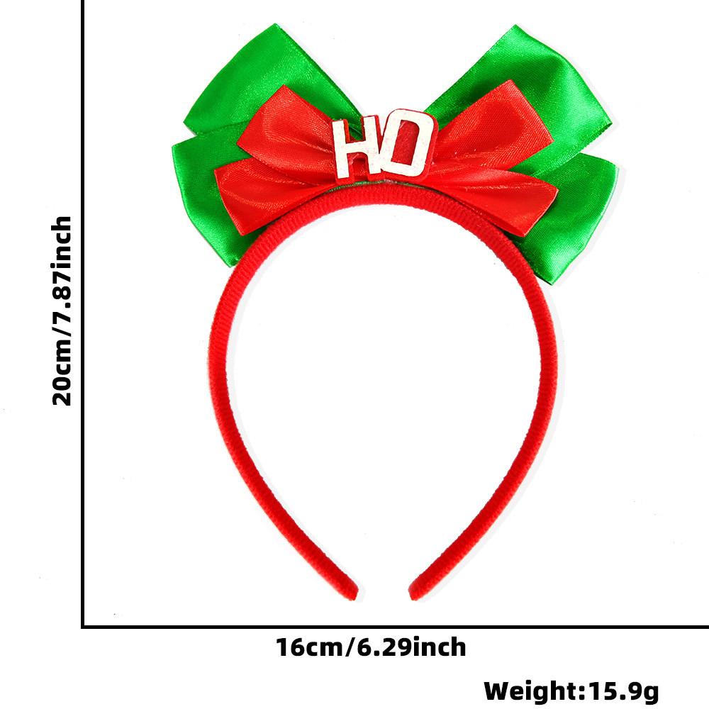 

Whimsical Headband Christmas With Festive Reindeer Antlers And Cheerful Bow HO Bow Headband
