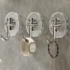 Strong Multi Functional No Drill Wall Mounted Traceless Adhesive Hooks For Bathrooms Bedroom Living Room Home