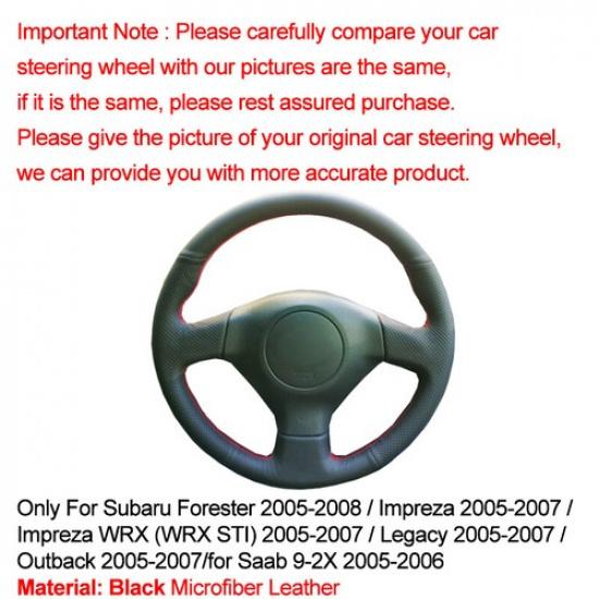 DIY Steering Wheel Cover For Subaru Forester 2005-2008 Impreza 05-07 (WRX STI)