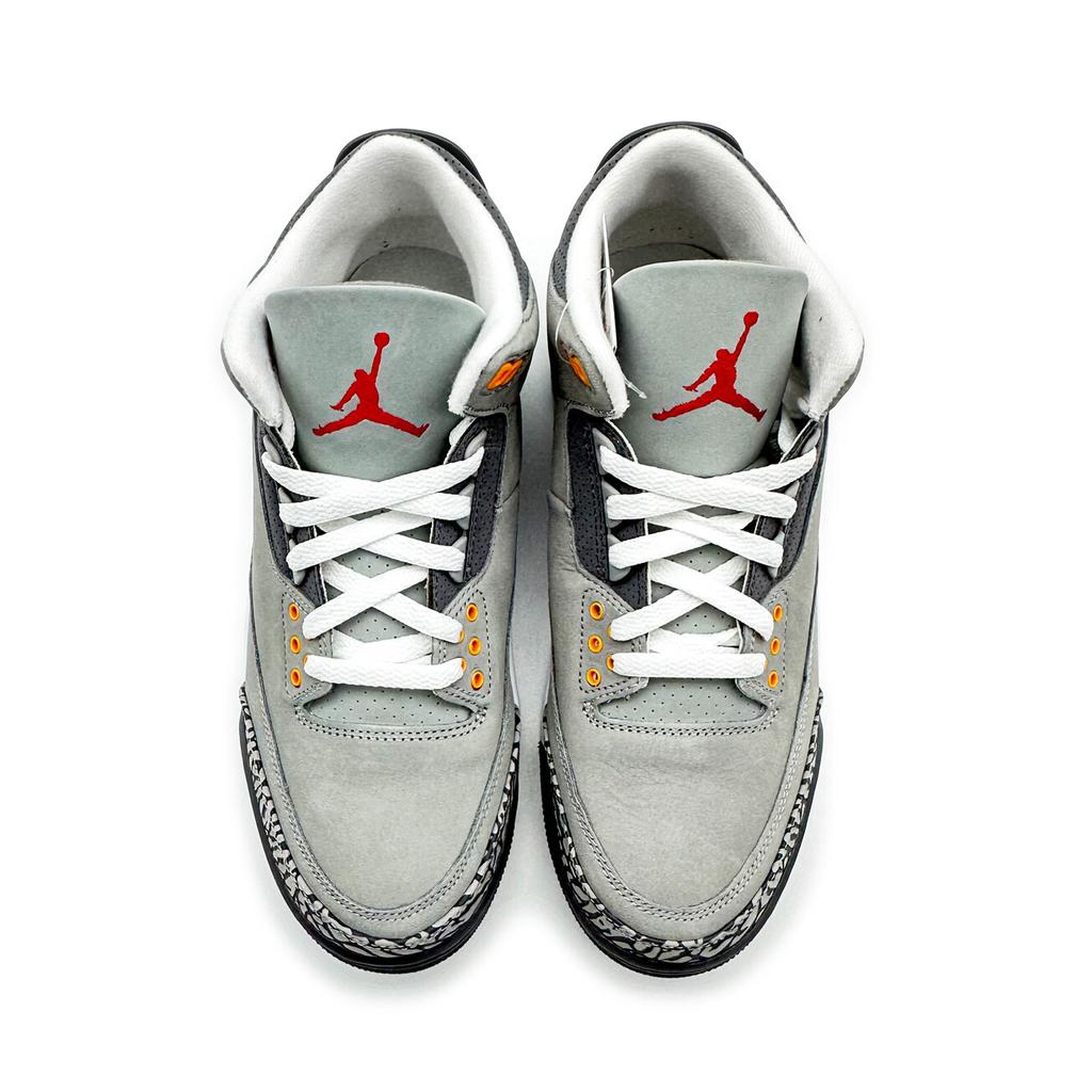 CT8532-012 Nike Air Jordan 3 Retro Cool Grey Silver Light Graphite Orange Peel