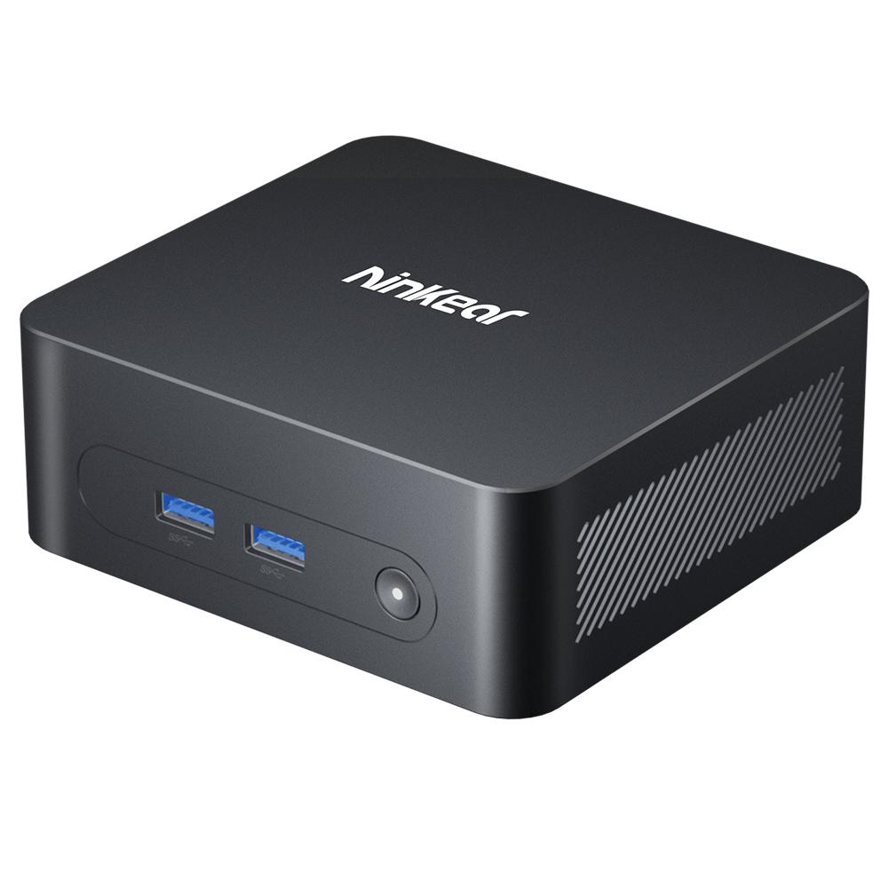 Ninkear N10 Mini PC, Intel N100 4 Nuclee Max 3.4GHz, 16GB RAM 512GB SSD, 2*HDMI 2.0 (4K @ 60Hz) Afișaj dublu