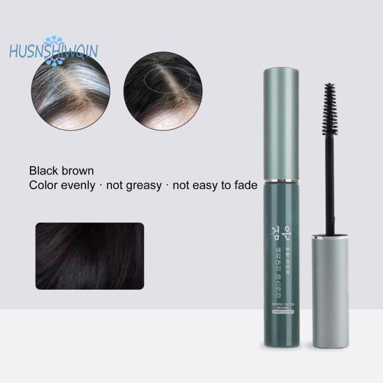 Cover Gray Hair with 20g Hair Color Stick - Washable, Natural Effect, Long Lasting, Disposable Plant Hair Dye Touch-Up Pen - Home Supply