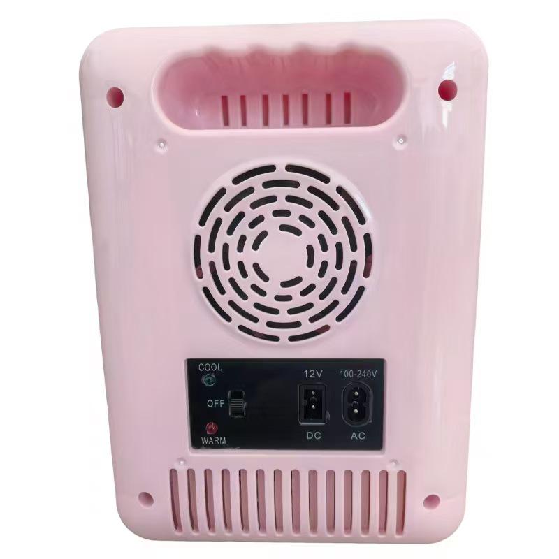 Portable Mini Fridge: For Beauty, Beverages, Breast Milk, Hot & Cold Use, Ideal for Car and Home