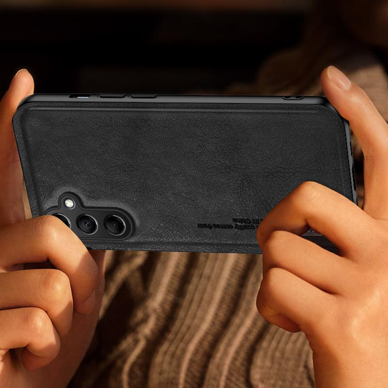 Pro Samsung Galaxy A35 5G pouzdro Retro styl PU kůže+TPU ochranný kryt