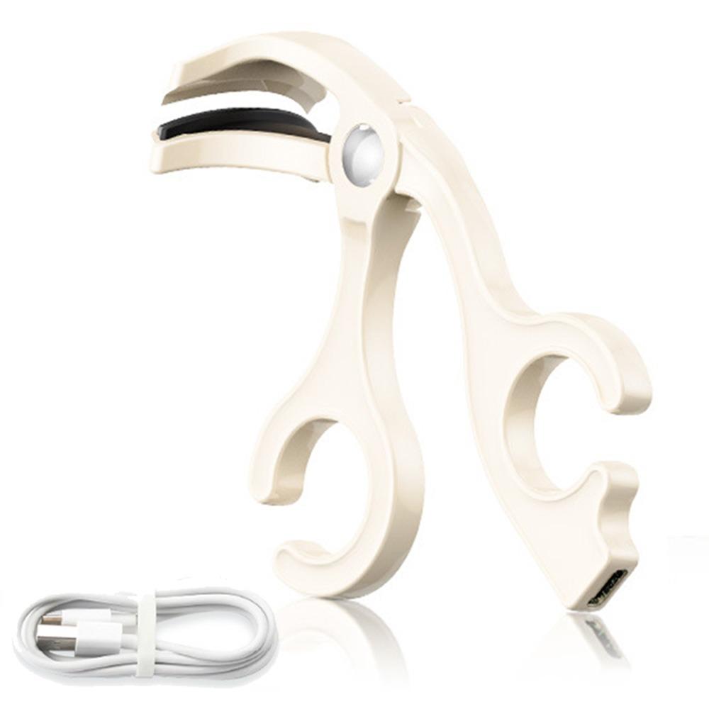 

Wide Angle Electric Eyelash Curler Lasting Curling Eyelash Clip Heated Eyelash Curling Device Home бежевый
