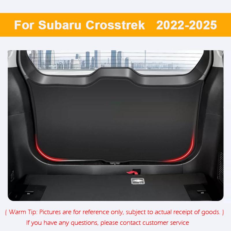 Car Trunk Mat For Subaru Forester XV Outback Crosstrek 2025 Leather Boot Liner Full Coverage Anti-Scratch Interior Accessories