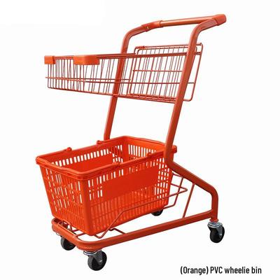 F7 doppelstöckiger Einkaufstrolley