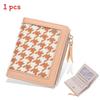 Simple Thousand Bird Pattern Women Casual Square Short Wallet For Daily Use