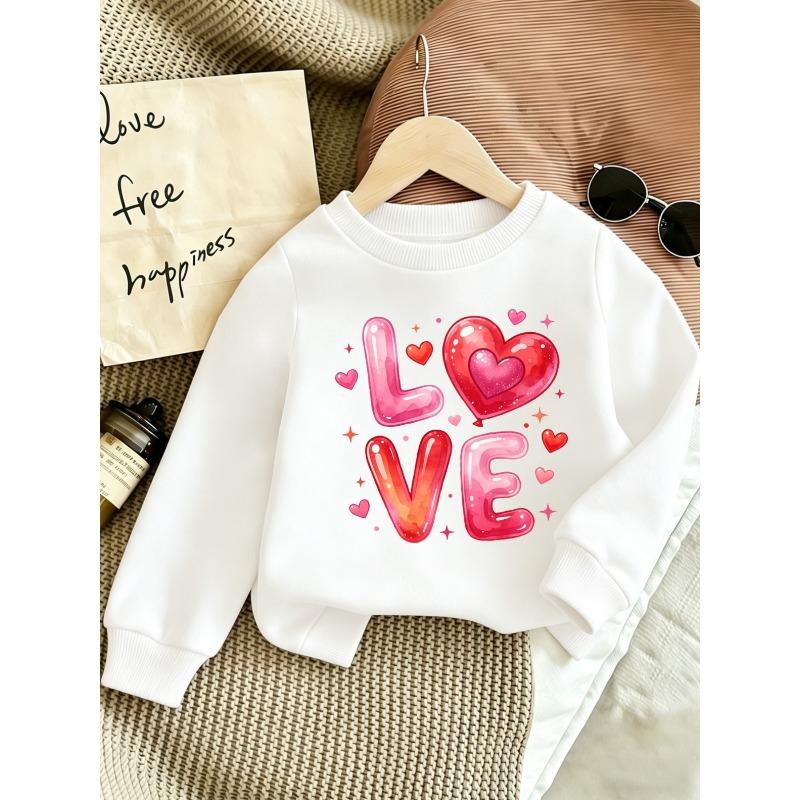 European Sizes Cute Printed Pattern 0-3 Years Old Kids' Comfortable Children's Spring Lightweight Round Neck Sweatshirt, Suitable for Outdoor Wear