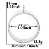 25/30mm Twist Locket Pendants For Jewelry Making Necklace Glass Floating Charm Lockets DIY Stainless Steel Pendant Accessories