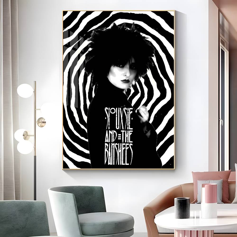 1 st S-Siouxsie And The B-Banshees Poster Sticker Print Waterdichte Muurkunst Voor Woonkamer Slaapkamer Huisdecoratie (as the picture,21x30cm No Frame)