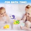 Venditer Baby Bath Toys Set, Wind-Up Swimming Pool Toys, Bathtub Water Play Toys for Infants 1+ Year Old, Kids Bath Time Toys Gift for Boys and Girls