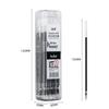 Deli 0.5mm Black Gel Pen Refills