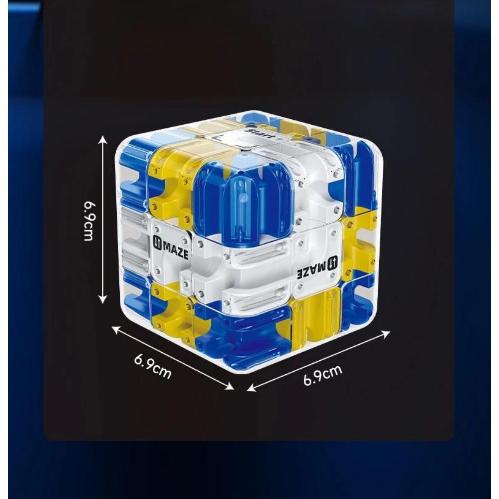 3D Ball Bearing Magic Cube Maze Learning Education Parent Child Battle Game Stress Relief Office Desk Toys for Children Gift