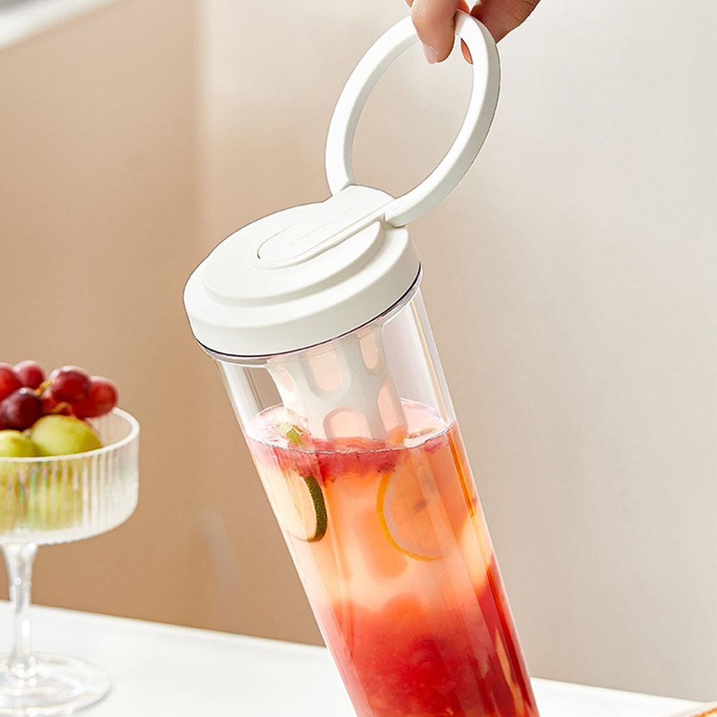 1L Capacity Cold Brew Coffee Maker Multipurpose Tea Mug with Filter Portable Sealed Water Bottle for Home Use