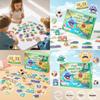 Pub Monster Wooden Puzzle Game Set Card Components For Kids Learning Fun Family