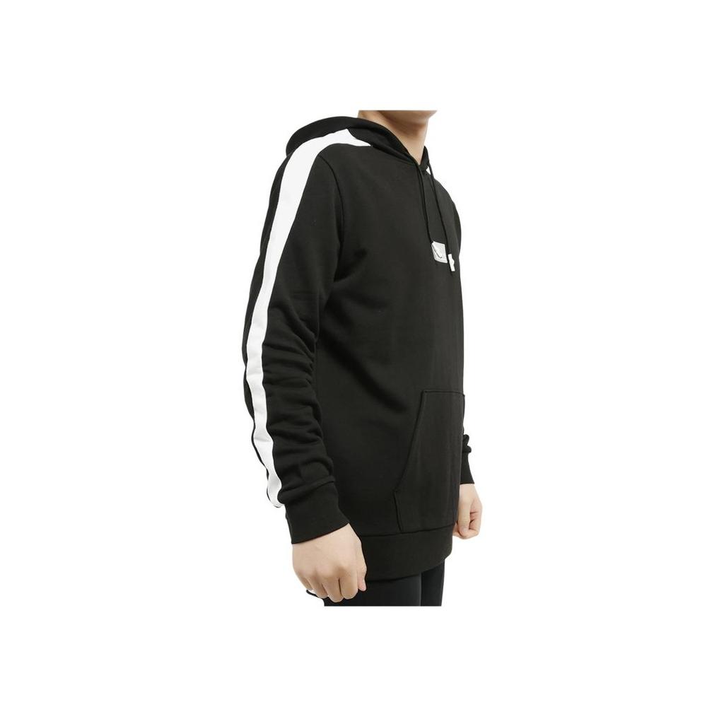 PUMA Colorblock Letter Logo Print Hoodie Men Tops Black 598233-01
