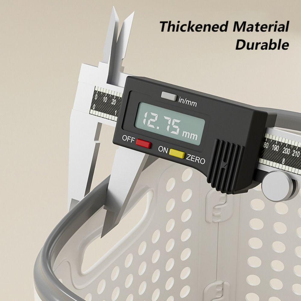 Wäschekorb in großer Größe, leise Räder, Wäschebehälter, Korb für Schmutzwäsche, Wohnen in einer Wohnung