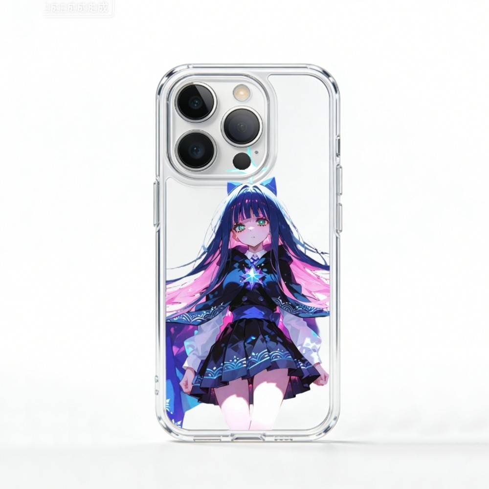 Panty & Stocking with Garterbelt Girl    Phone Case For iPhone 17 16 15 14 13 12 11 Mini Pro Max Plus Transparent Cover