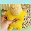 Yellow Gorilla Stress Relief Toy Fun Rebound Bouncy Desktop Decor Kids Gift