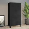 Day and Night - Day and Night Industrial Black Metal Cabinet 90x50x180 Cm