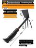 CPAI Gardening Tool Set: Small Shovel, Rake, Hoe, and Spade for Planting Flowers and Vegetables.