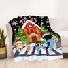 Happy Animal Adventure Blanket Soft & Cozy Suitable for Bed Picnics Office Chair for All Seasons Modern Style Best Holiday Gift for Friends Family