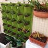 Felt Vertical Plant Grow Bag Vertical Wall Mounted Plant Planting Grow Bags for Outdoor Indoor Use