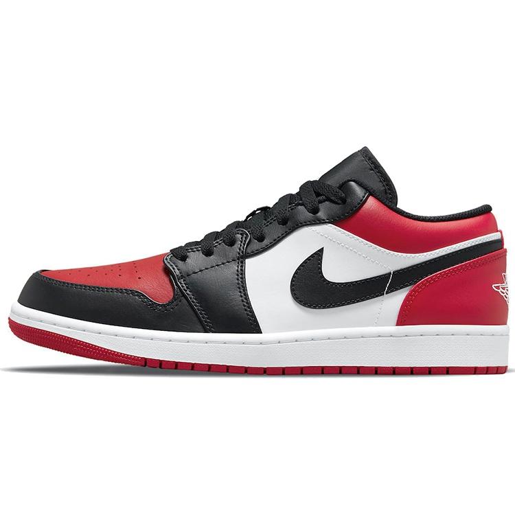 Air Jordan 1 Low Bred Toe Men s 553558-612 EU 46