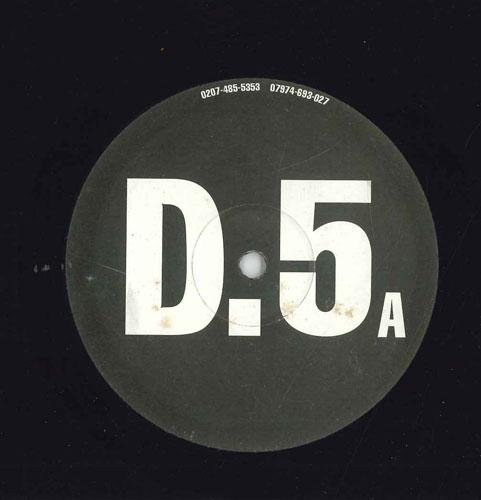 

12inch Record JON DOE - D.5 D5 D 2001 UK Dance & Electronica Used