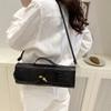 Bag Women's  New Niche Horizontal Design Trendy Handbag Premium Temperament One Shoulder Crossbody Bag