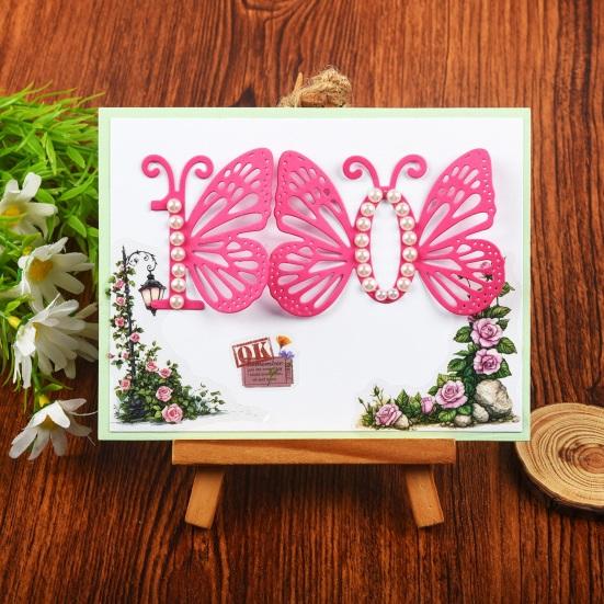 Butterfly Number Die, Scrapbooking Butterfly Die Cut, Metal Cutting Dies for Birthday Card Making Photo Album Embossing DIY Paper Crafts
